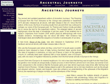 Tablet Screenshot of ancestraljourneys.org